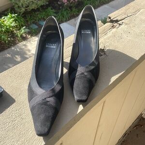 Stuart Weitzman Black Women's Shoes heels 10 M